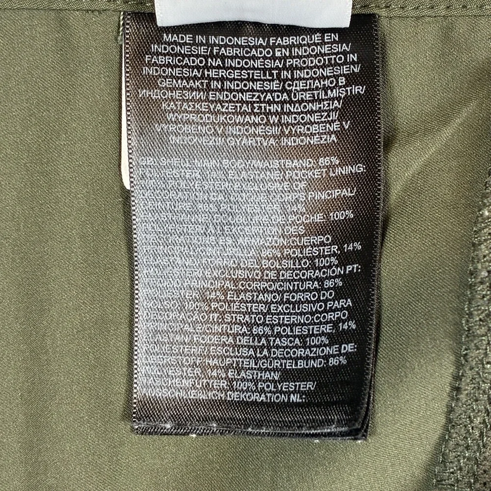 North Face Shorts Mens 36 Olive Green Paramount Stretch Hiking Outdoor Camping